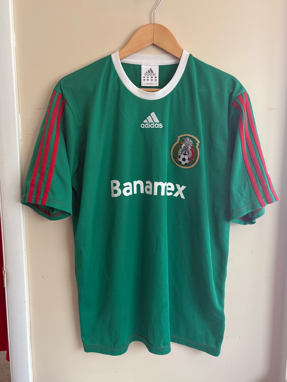 Mexico National Team Soccer Jersey 2010 Adidas Training Top